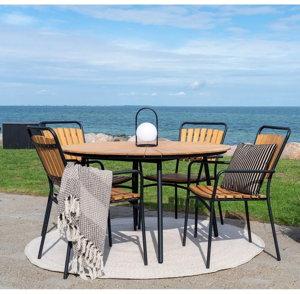 Okrúhly jedálenský stôl z tíkového dreva ø 130 cm Cleveland – House Nordic