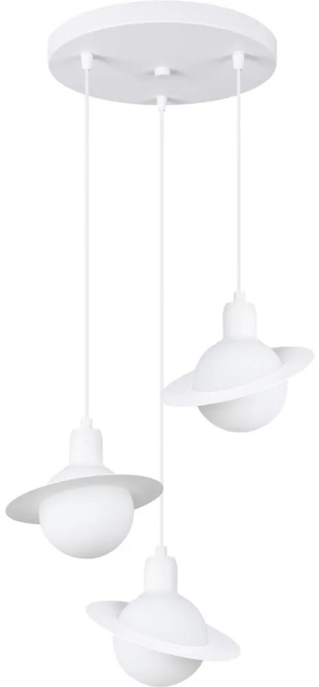 Sollux SL.1357 - Luster na lanku HYPERION 3xG9/8W/230V biela