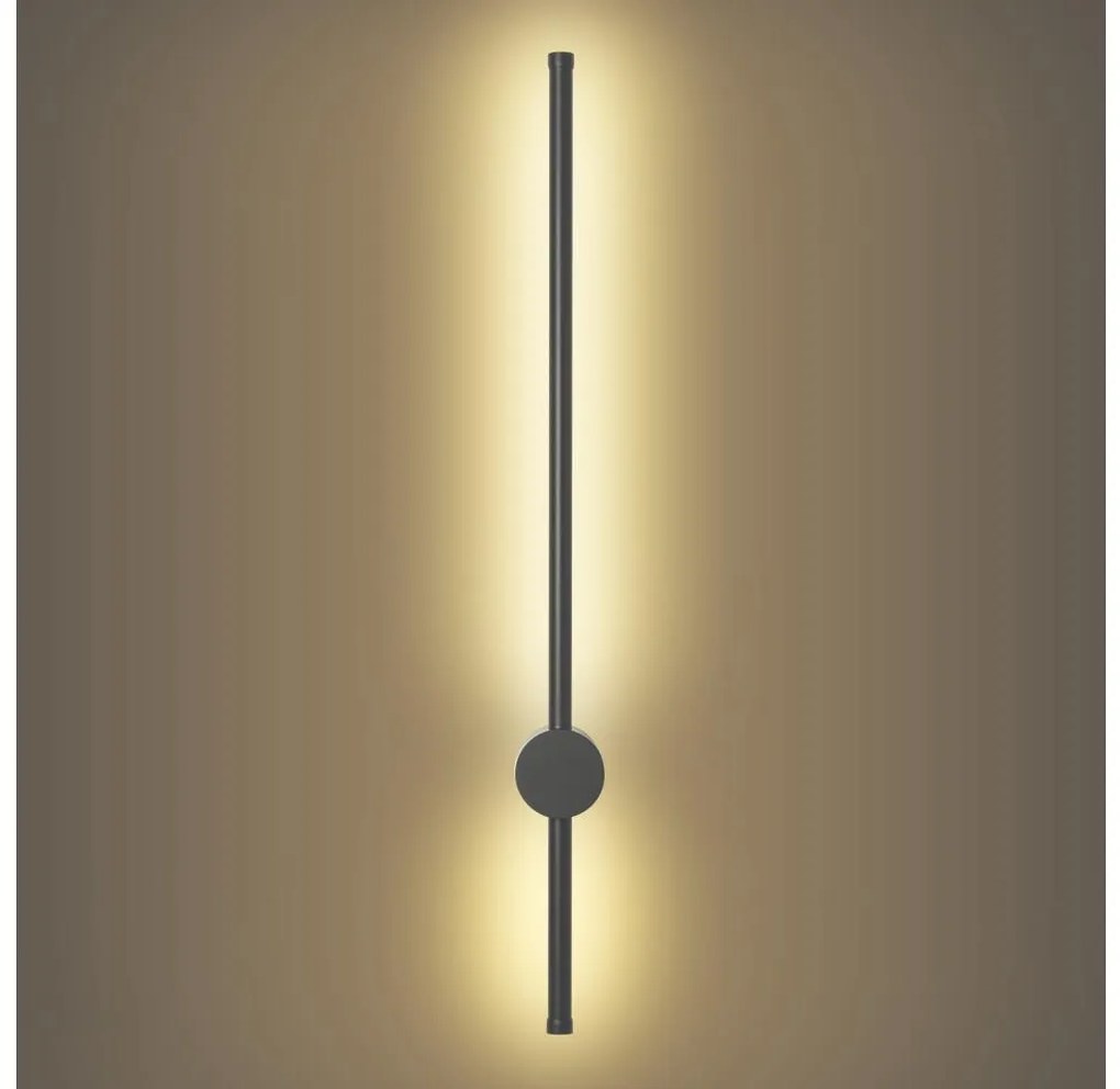 Brilagi - LED vonkajšie nástenné svietidlo AURA LED/12W/230V 3000K IP54 antracit