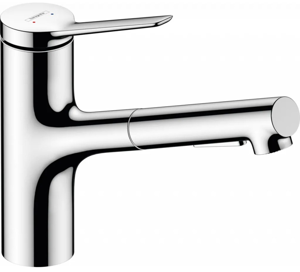 Hansgrohe Hansgrohe Zesis M33 - Páková kuchynská batéria 150, vyťahovacia spŕška, 2jet, sBox lite, chróm 74803000