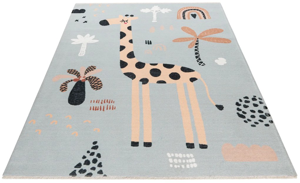 Obsession, Kusový koberec My Greta 625 Giraffe, 115x170, viacfarebná, detská izba