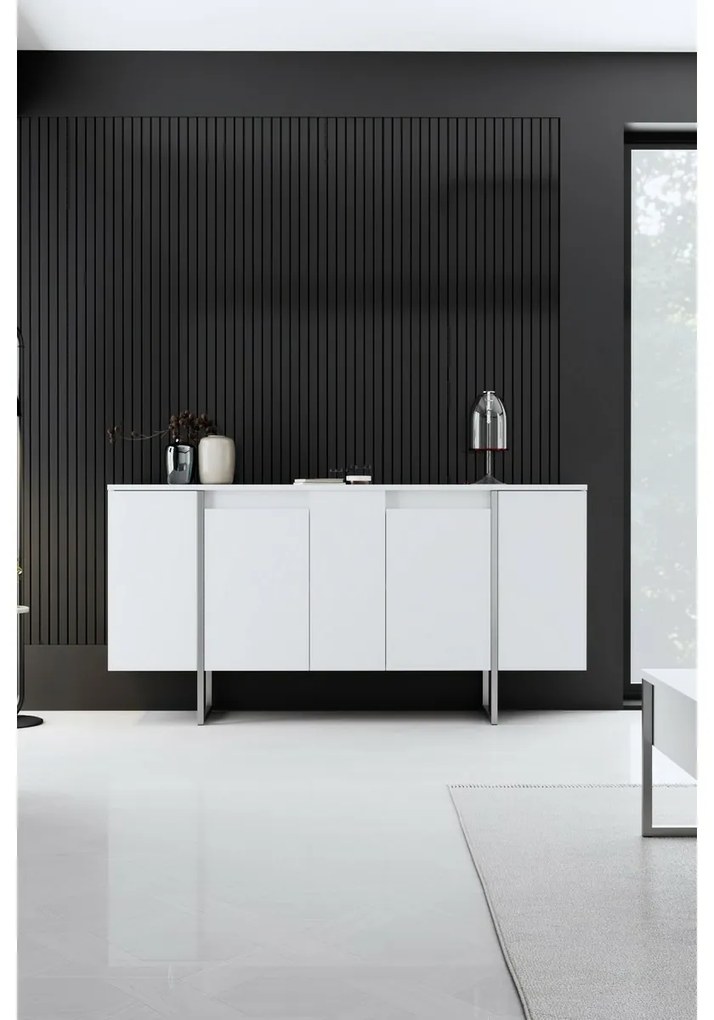 Skrinka Luxe White and Silver