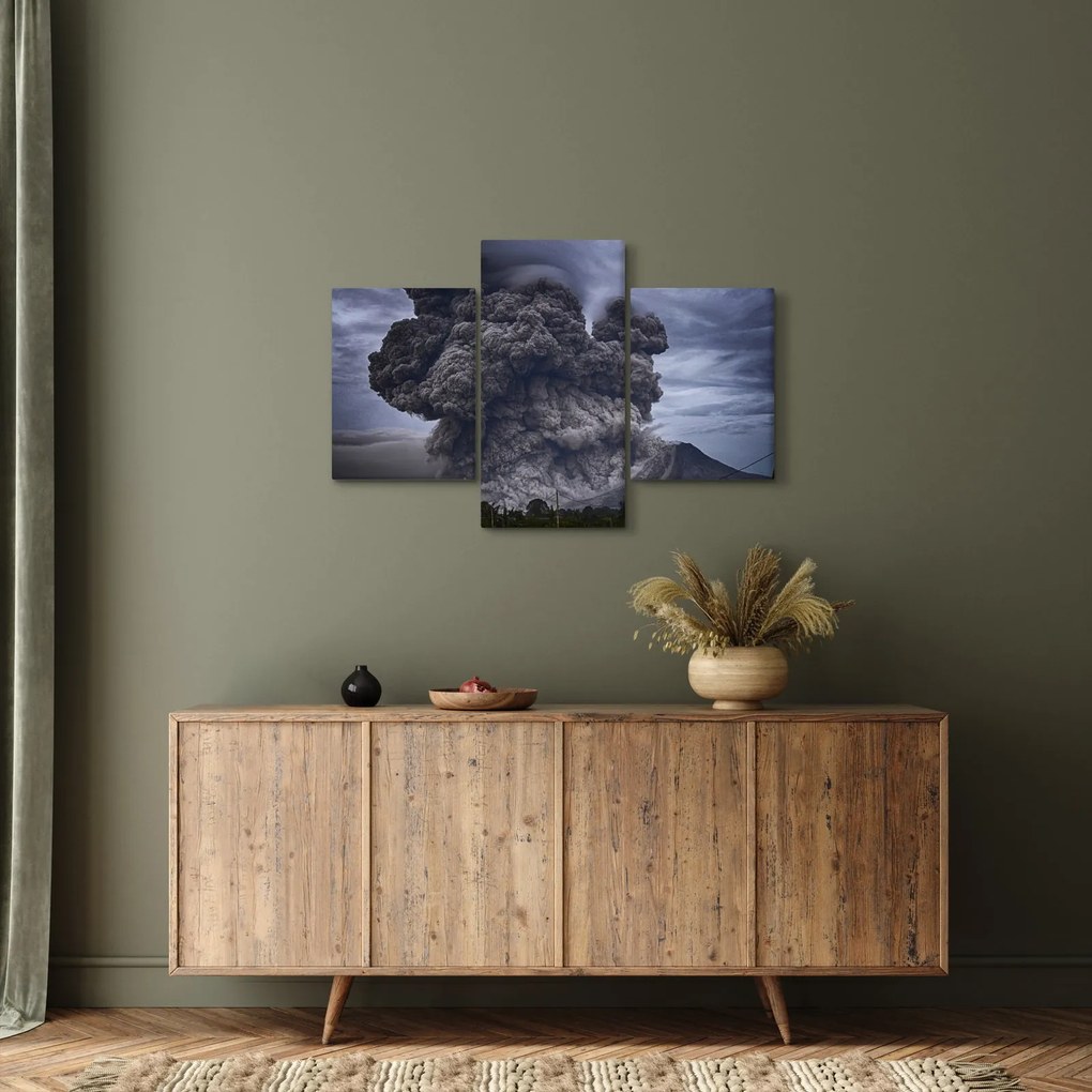 Obraz - Sopečná erupcia (90x60 cm)