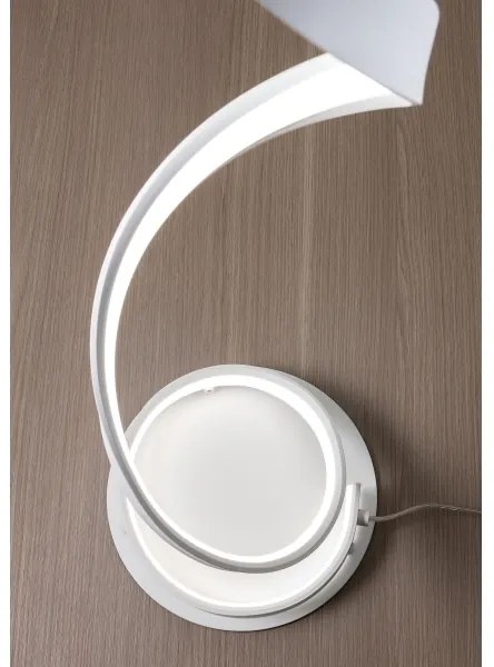 Redo 01-1797 - LED stmievateľná stojaca lampa TORSION LED/24W/230V biela