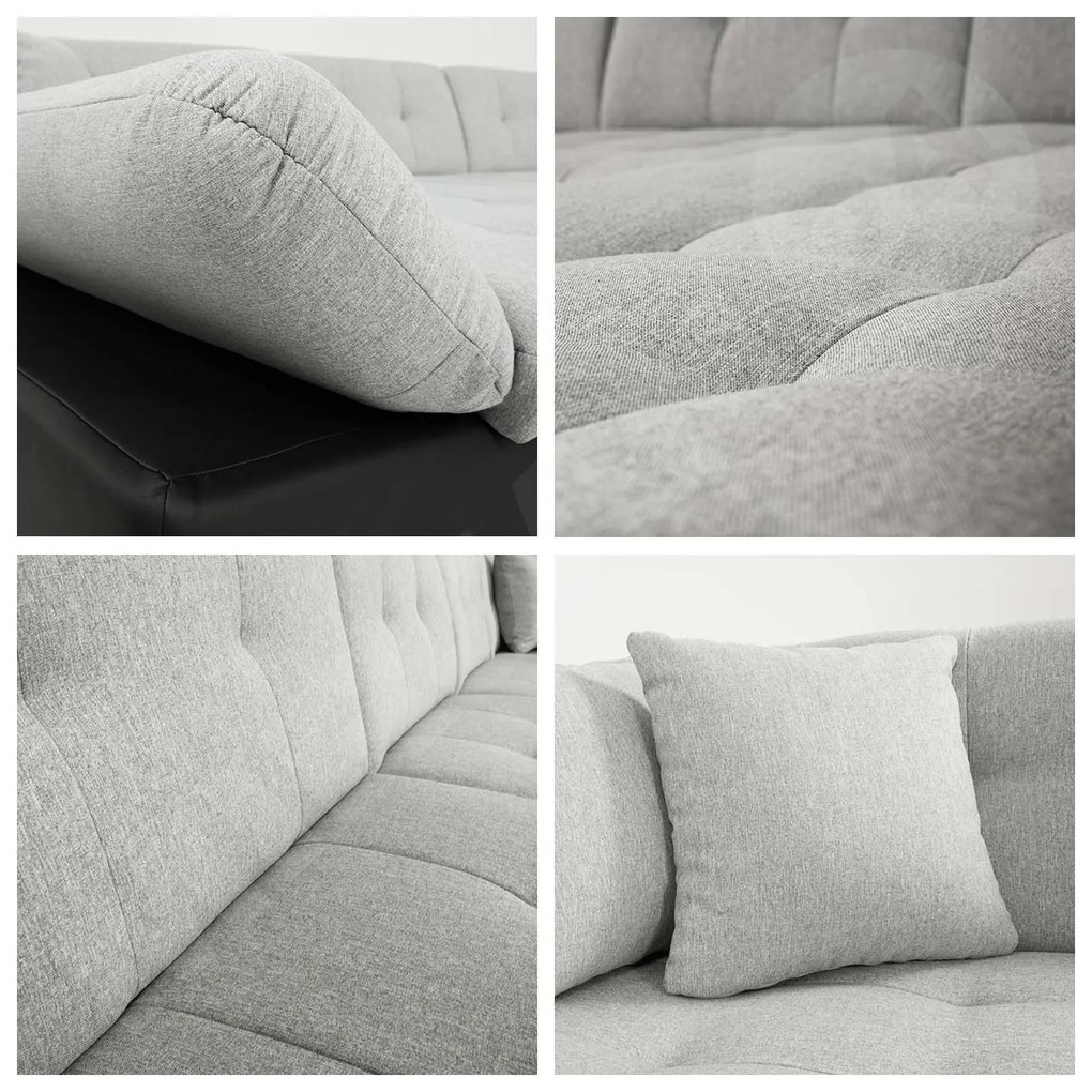 Rohová sedacia súprava Genero Premium, Dostupné poťahy: Terra 05 + Terra 05 + Terra 06 ECO, Strana: Pravá - U