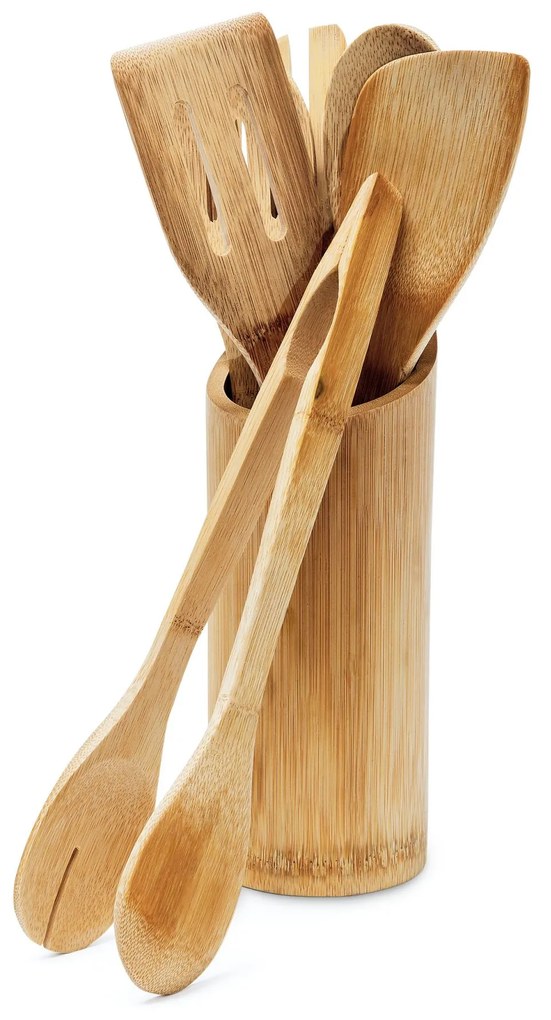 Bambusová 7-dielna sada kuchynského náradia, RD18879