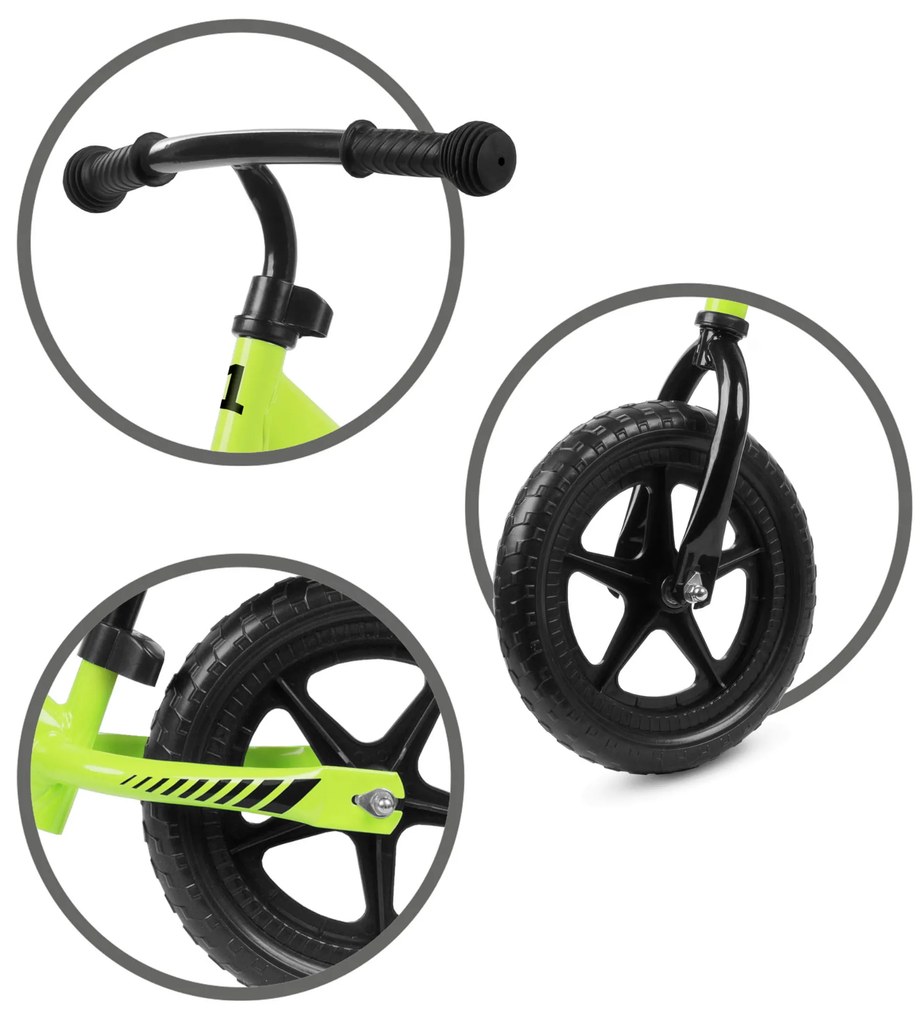 Balančný bicykel Kidwell REBEL 12" s EVA kolesami