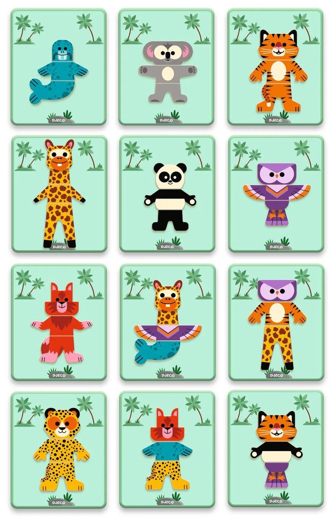 Hra s magnetmi – veselé zvieratká