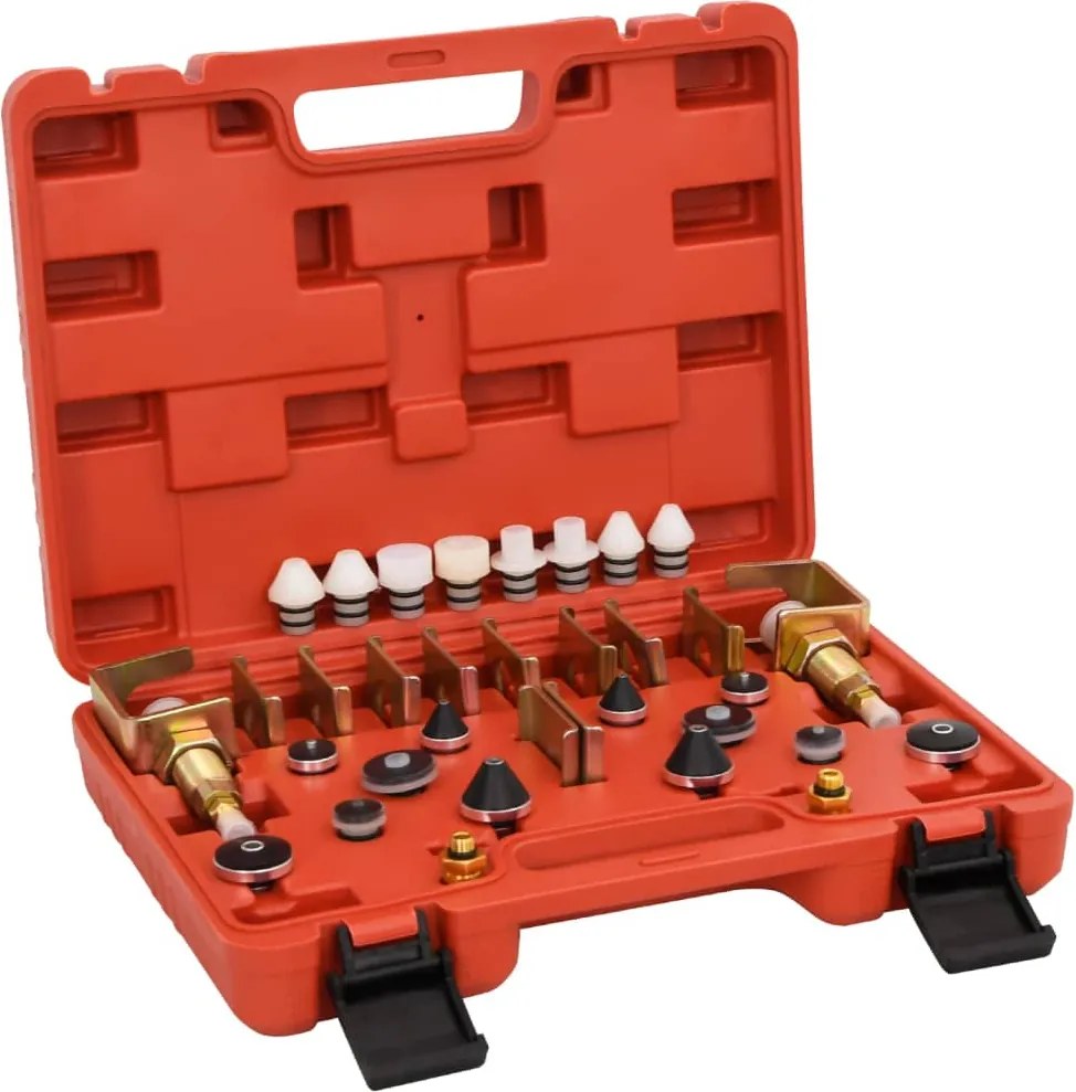 vidaXL Súprava detektora úniku klimatizácie červená 36x27x9 cm