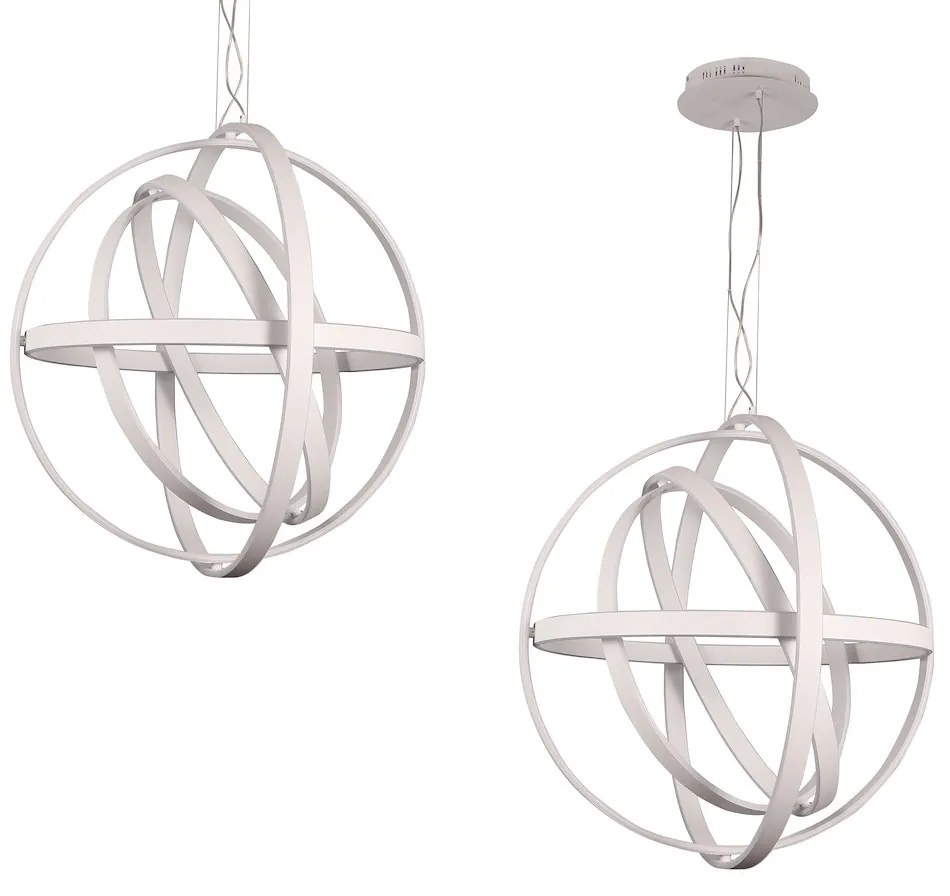 Závesné LED svietidlo Copernicus, 5x LED 260w, 3000k, w
