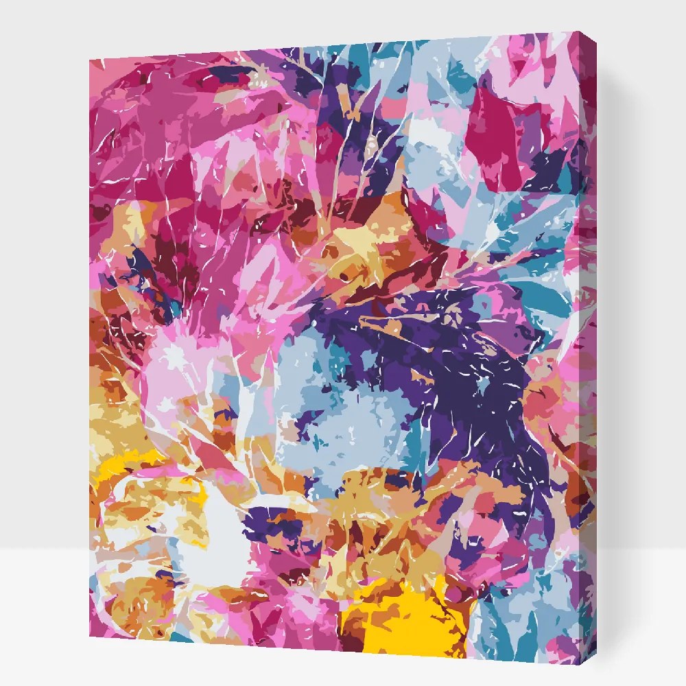 Gario Maľovanie podľa čísel Abstraktné farby Rozmery: 30 x 40 cm, Rámovanie: S vnútorným rámom