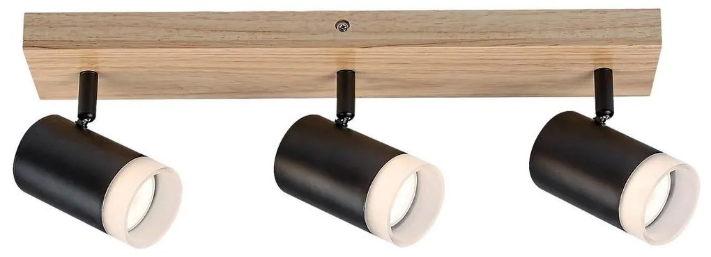 Rabalux 73123 - Stropné bodové svietidlo TORAS 3xGU10/5W/230V dub RL73123