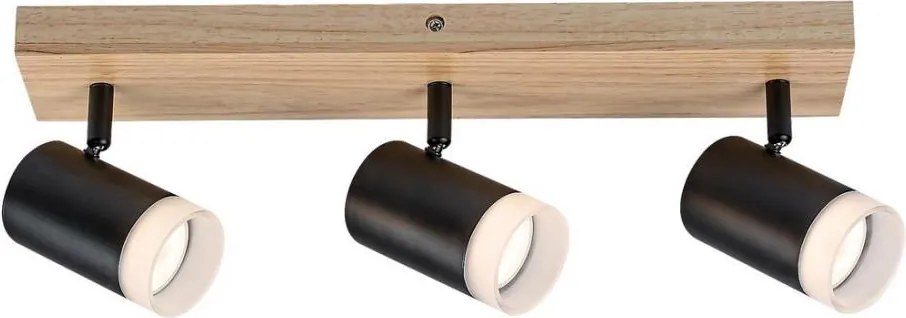 Rabalux 73123 - Stropné bodové svietidlo TORAS 3xGU10/5W/230V dub