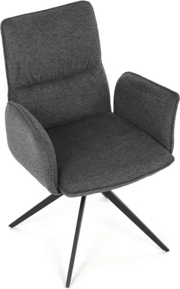 Jedálenská stolička sivá DCH-D1328 GREY2