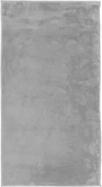 Koberec Laza 80x150 cm, strieborný, imitácia králičej kožušiny%