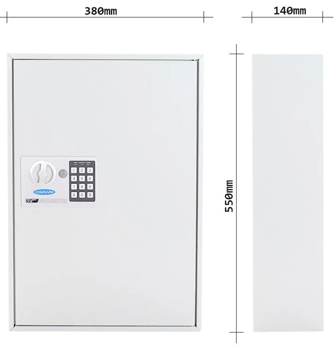 Skrinka na kľúče s elektrickým zámkom S-150 EL, na 150 kľúčov