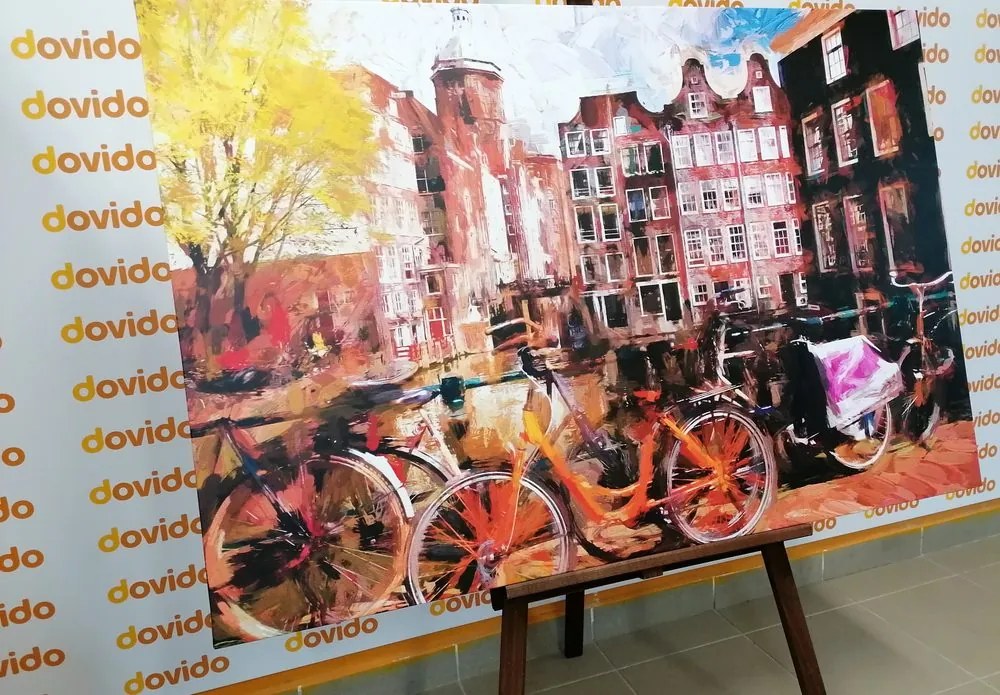 Obraz kreslený Amsterdam Varianta: 90x60