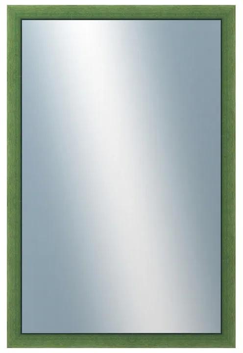 DANTIK - Zrkadlo v rámu, rozmer s rámom 40x60 cm z lišty BOX zelená morená (1751)