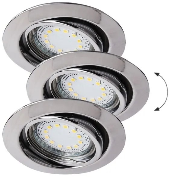 Rabalux 1050 - SADA 3xLED Podhľadové svietidlo LITE 3xGU10-LED/3W/230V