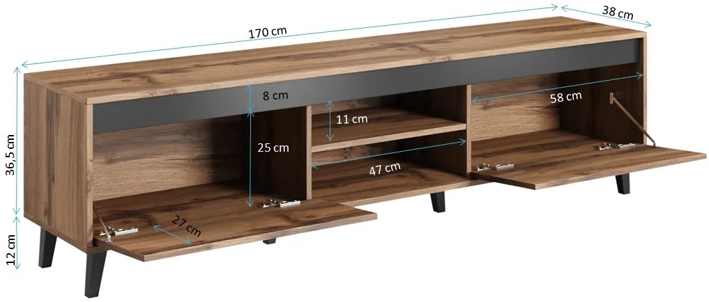 Cama TV stolík Nord II