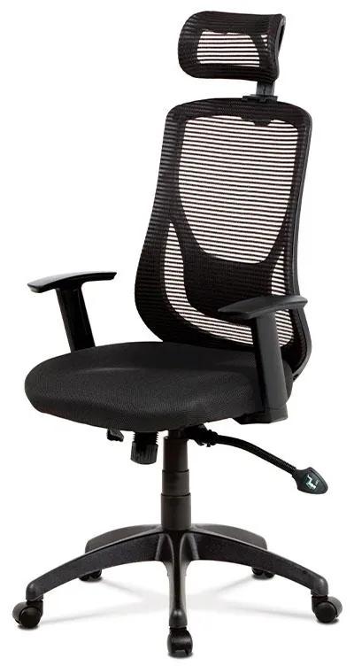 Autronic -  Kancelárska stolička KA-A186 BK, čierna MESH
