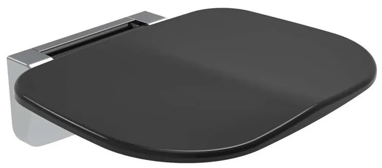 Mereo Mereo, Sedátko do sprchy, duroplast, čierne, MER-CSS121B