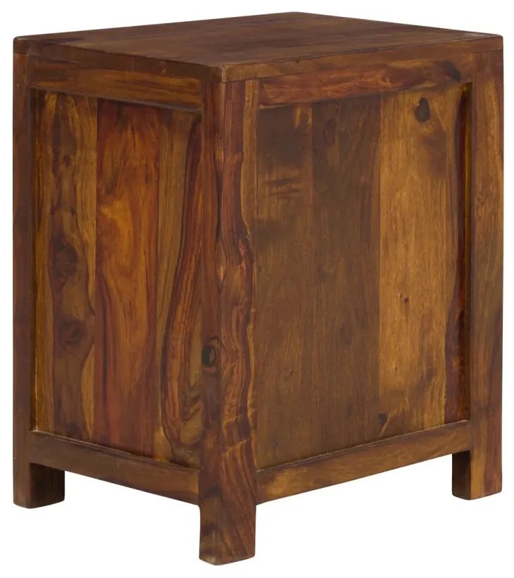 furniture-nabytek.cz - Masívny nočný stolík Palison z palisandru, lakovaný, hnedý