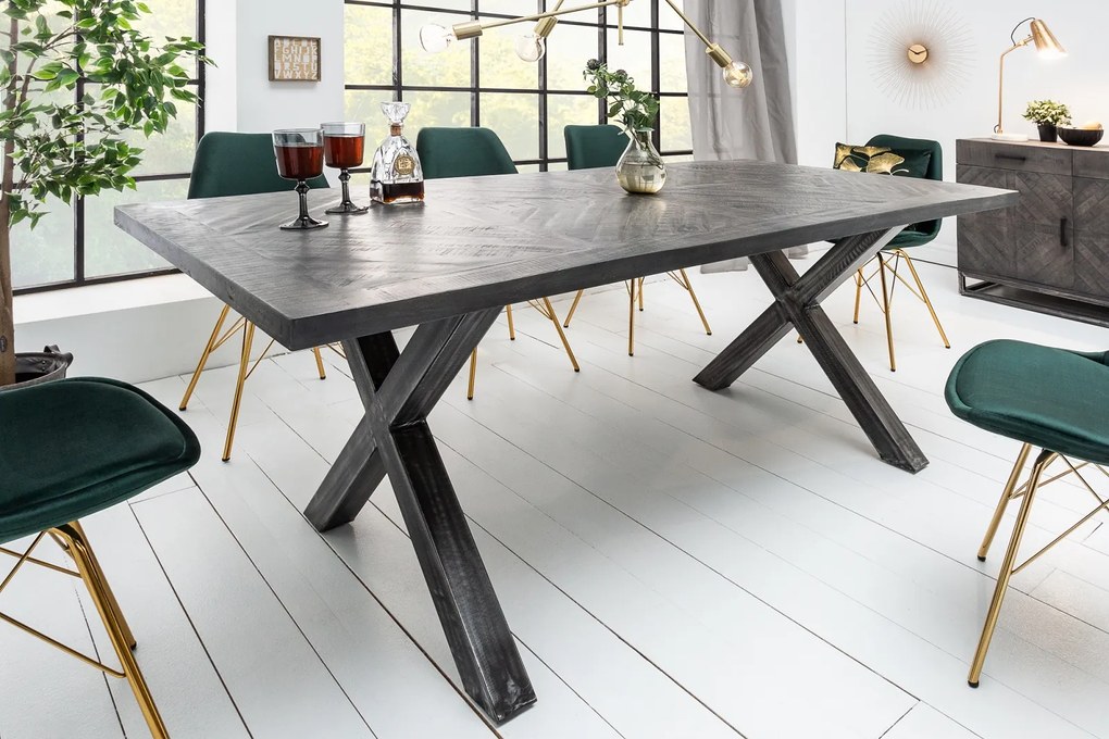 Bighome - Jedálenský stôl INFAN 160 cm - šedá
