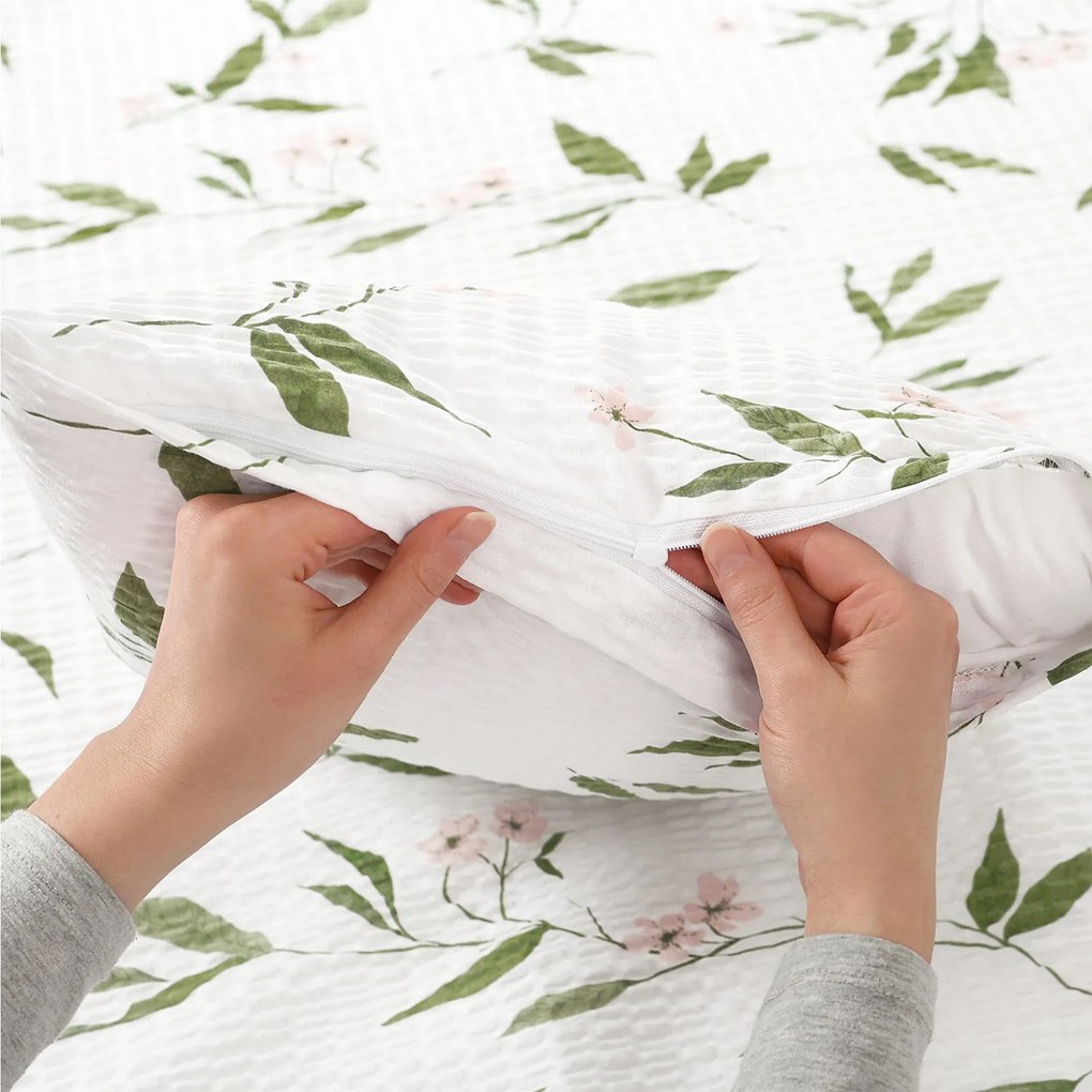 Goldea krepová obliečka na vankúš - vôňa jazmínu 40 x 40 cm