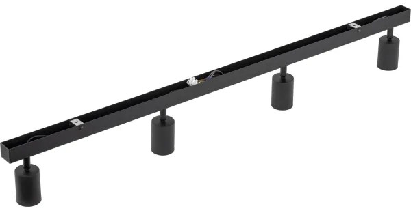 Bodové svietidlo NEX 4xGU10/10W/230V čierna