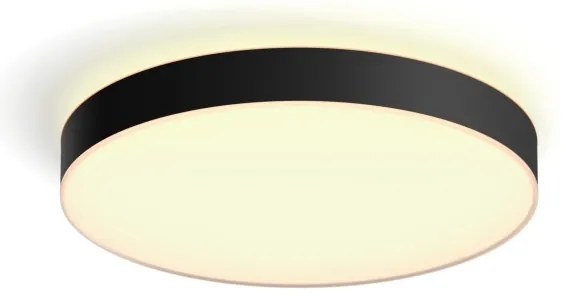 Philips - stmievateľné stropné svietidlo Hue ENRAVE XL LED/48W/230V čierne + diaľkový ovládač