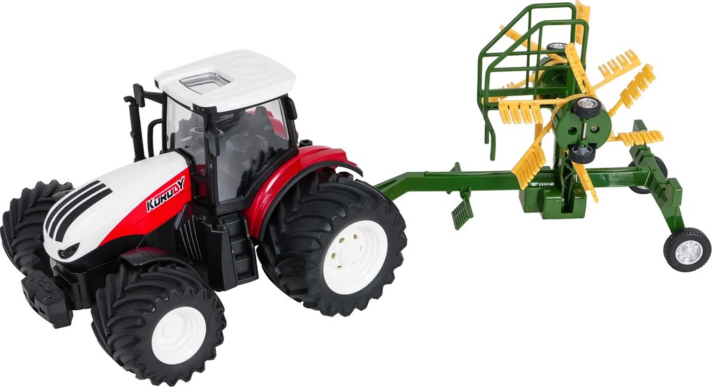 Ramiz Traktor + R/C hrable 1:24 Červená