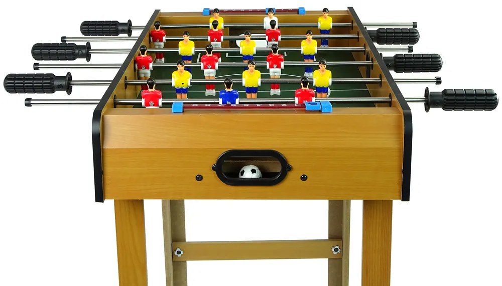 LEAN TOYS Drevený stolný futbal 62cm