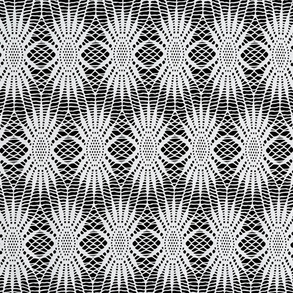 ZÁCLONA NA KRÚŽKOCH ROZI 140X250 CM BIELA