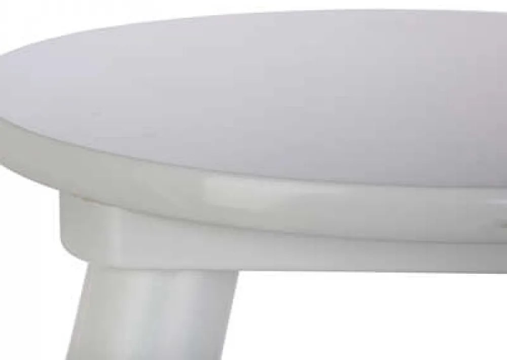 Biela detská stolička STOOL WHITE