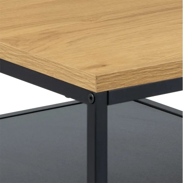 Konferenčný stolík CORA dub/čierna