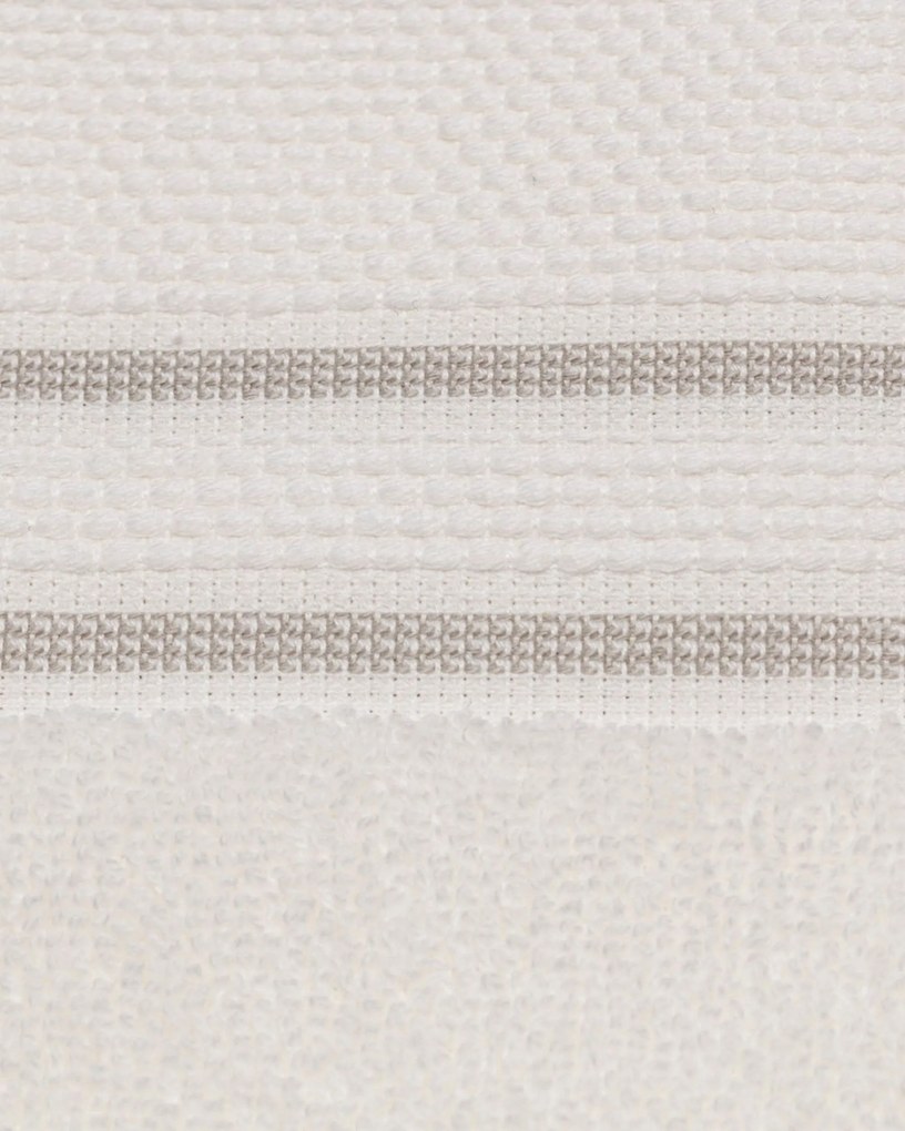 Uterák Gunnar 70x140cm krémovo biela sivá