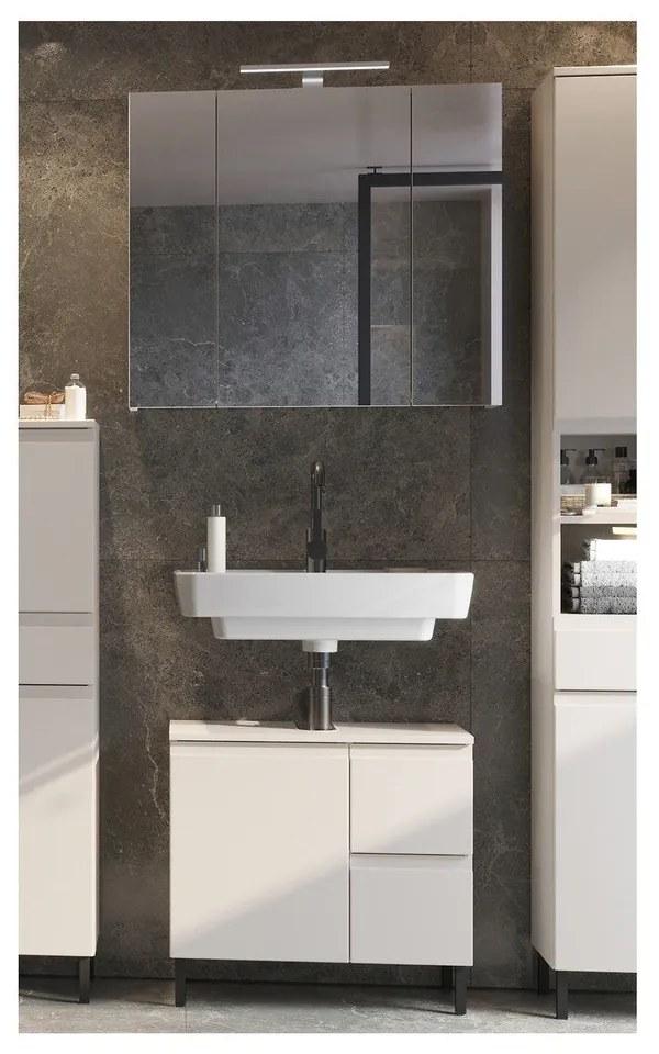 Krémová kúpeľňová zostava Salinas – Germania