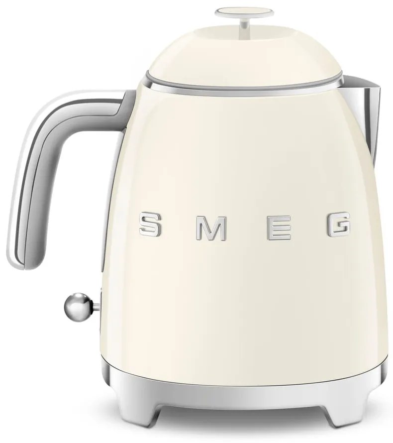 Krémová rýchlovarná kanvica z nehrdzavejúcej ocele 800 ml Retro Style – SMEG
