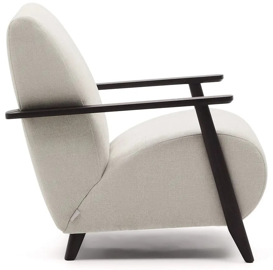 Béžové/krémové ženilkové kreslo Meghan – Kave Home