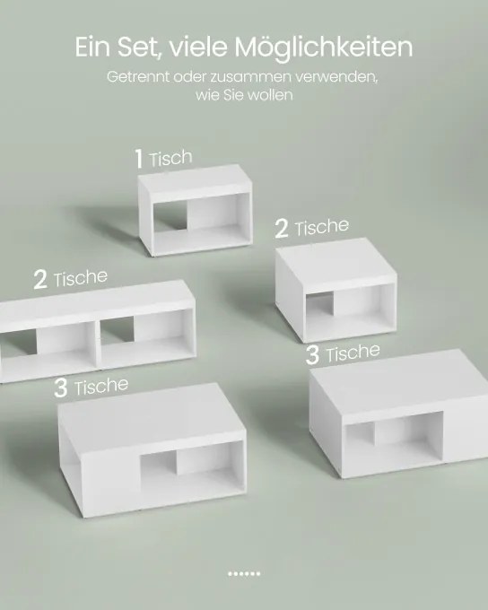 Set troch konferenčných stolíkov LCT301W01