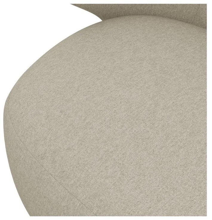 Béžové kreslo Kama – Makamii