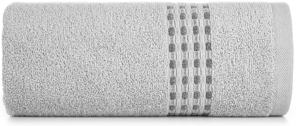 BAVLNENÝ UTERÁK RIVA SADA 6KS 30X50 CM STRIEBORNÁ