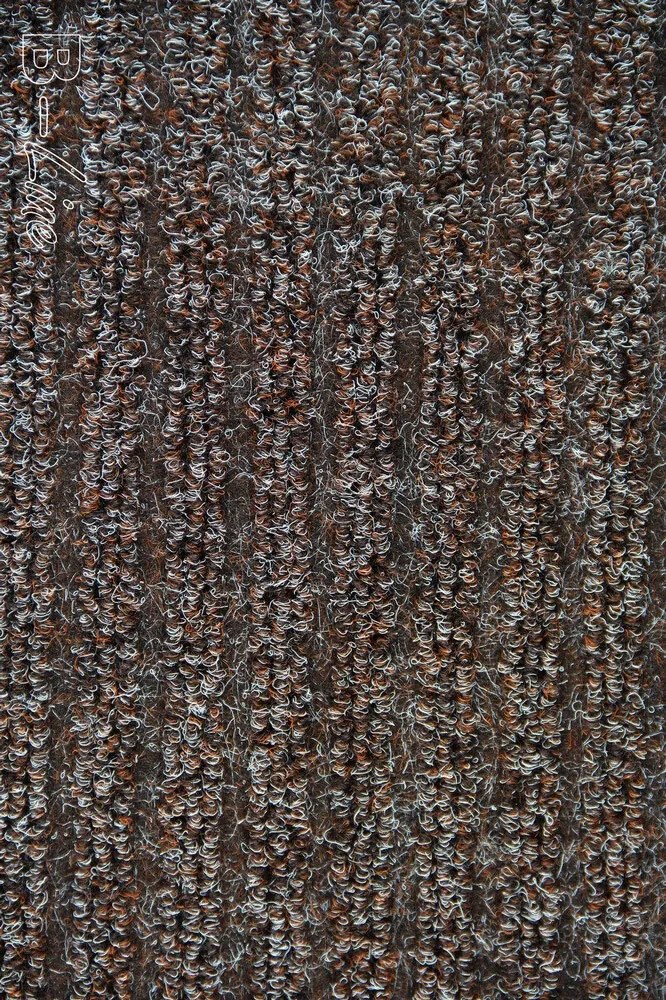 Vebe, Čistiaca zóna Capri WB 12, na mieru, šíře 1m,2m, hnedá, guma (gél - protišmykový), chodba / predsieň