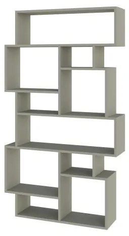 Knižnica Houseland KARMATO sivo-zelená