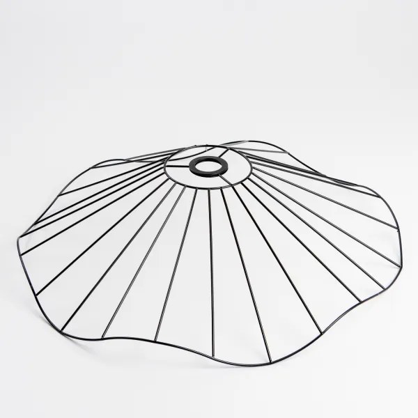 Brilagi - LED prisadený luster CERIA WIRE 1xE27/40W/230V pr. 60 cm čierny