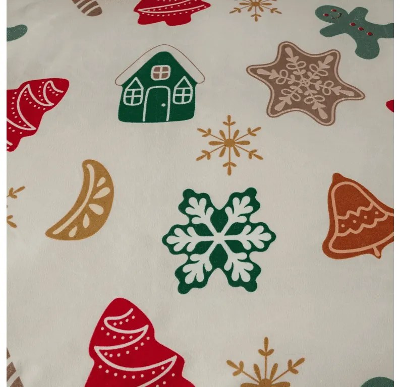 Flanelové obliečky z mikrovlákna HOLLY krémové Rozmer obliečky: 2 ks 70 x 90 cm | 200 x 220 cm