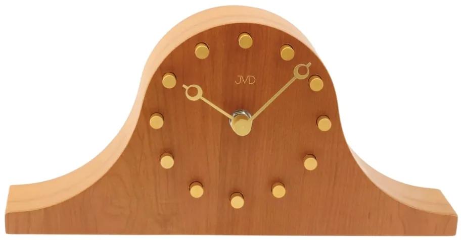 Drevené stolové hodiny napoleónky  JVD HC202.2 hnedé, 28cm