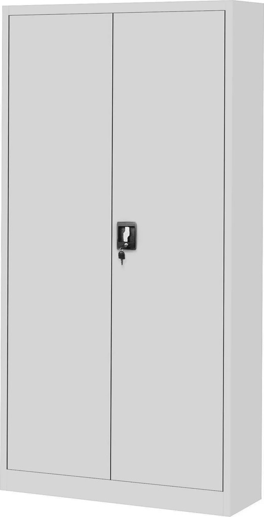 Dielenská skriňa DAREK, 920 × 1850 × 500 mm, sivá