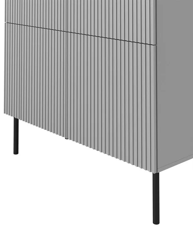 Svetlosivá komoda ASENSIO KM-2